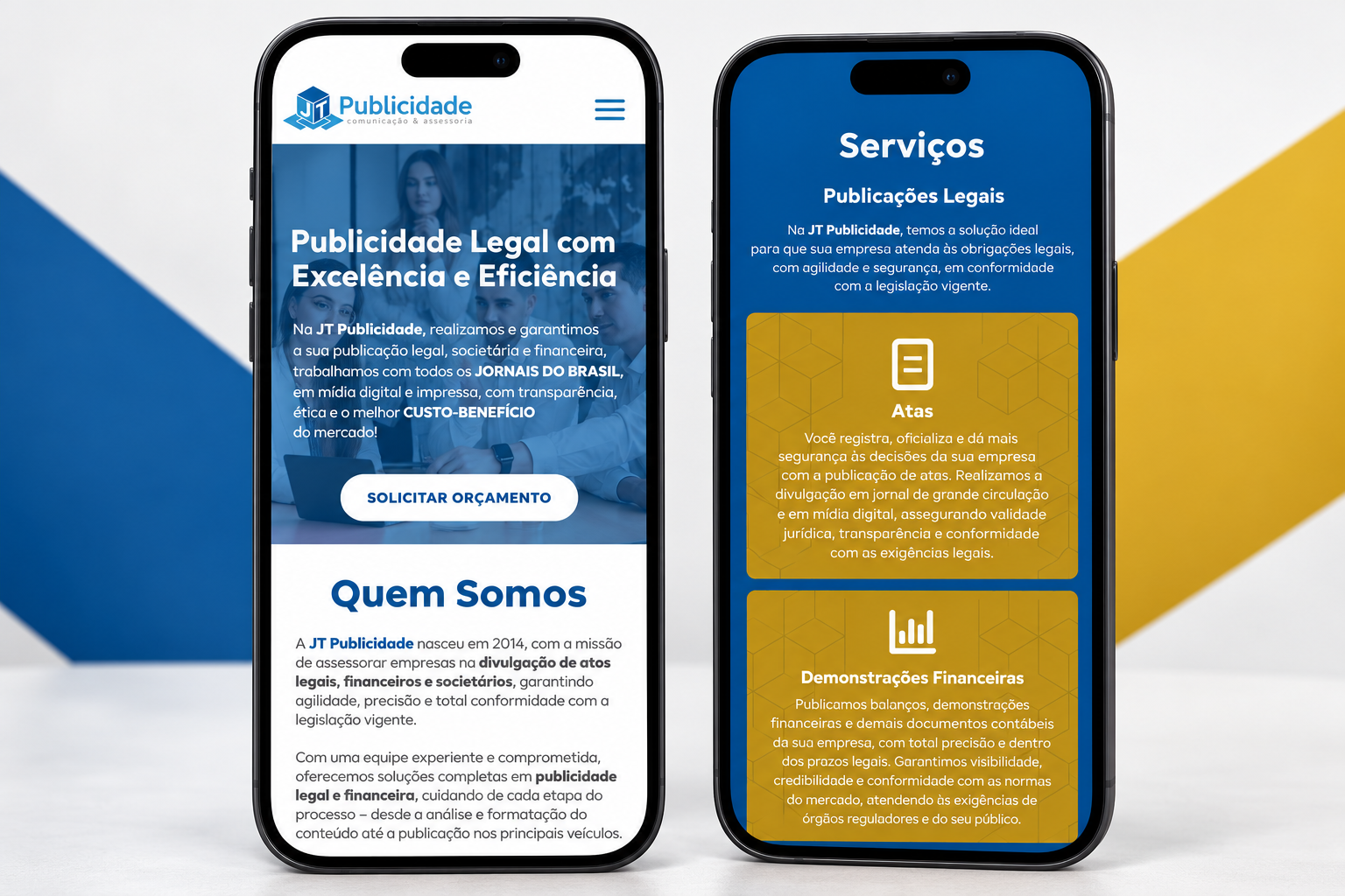 WEBSITE — JT PUBLICIDADE — imagem do projeto