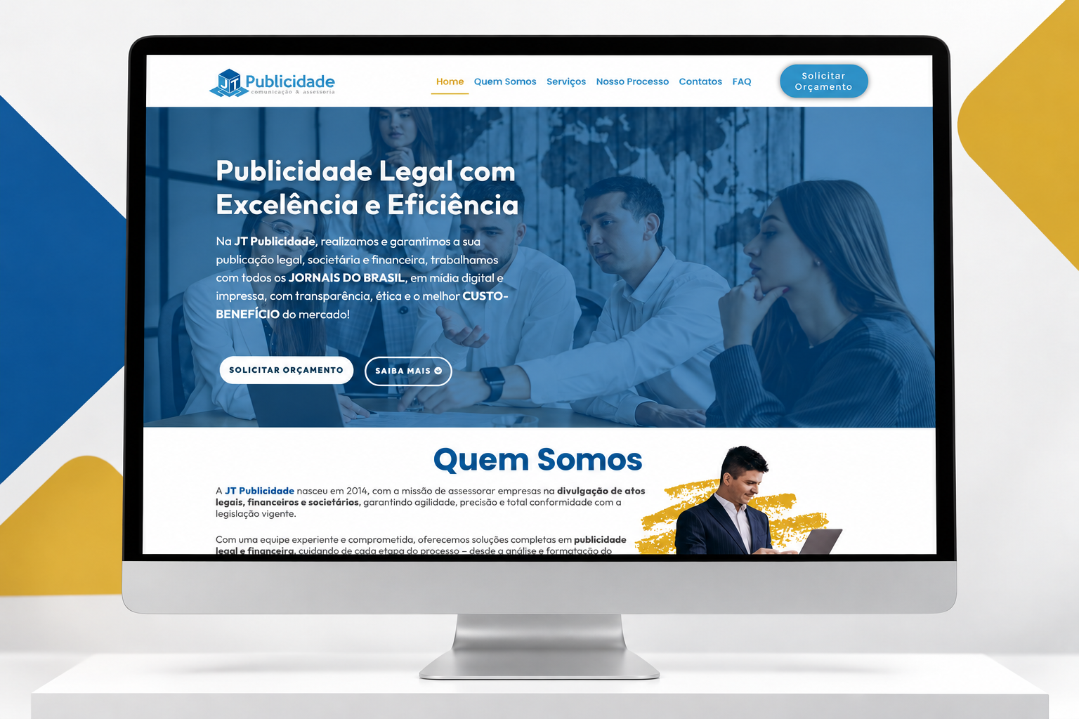 WEBSITE — JT PUBLICIDADE — imagem do projeto
