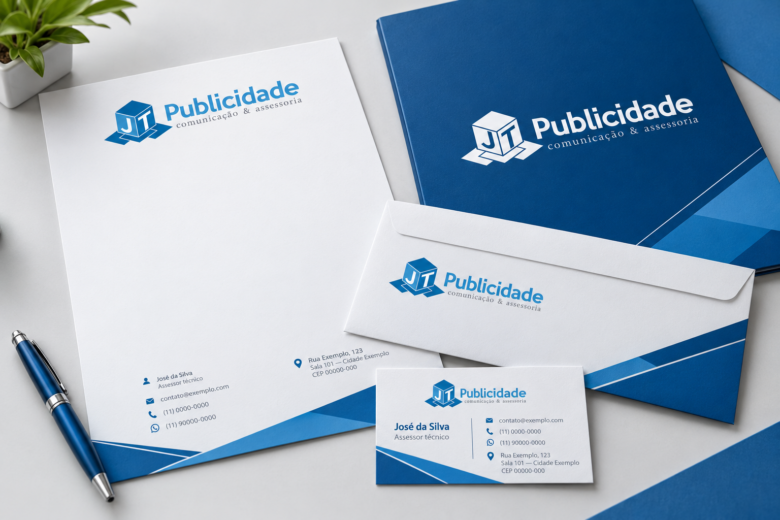 IDENTIDADE VISUAL — JT PUBLICIDADE — imagem do projeto