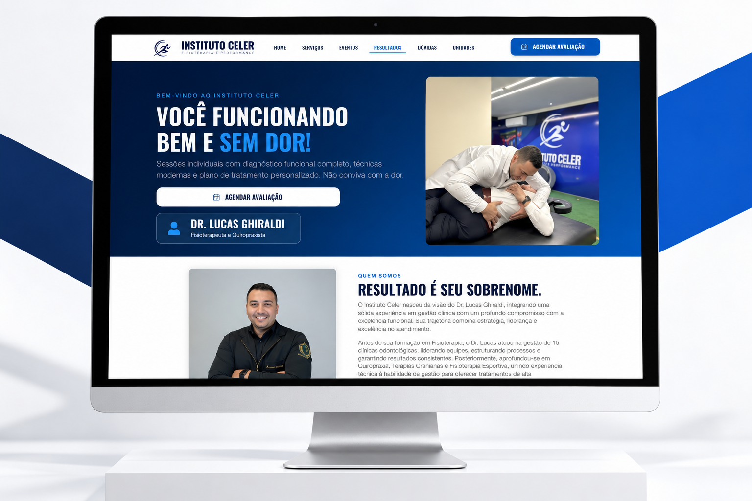 LANDING PAGE — INSTITUTO CELER