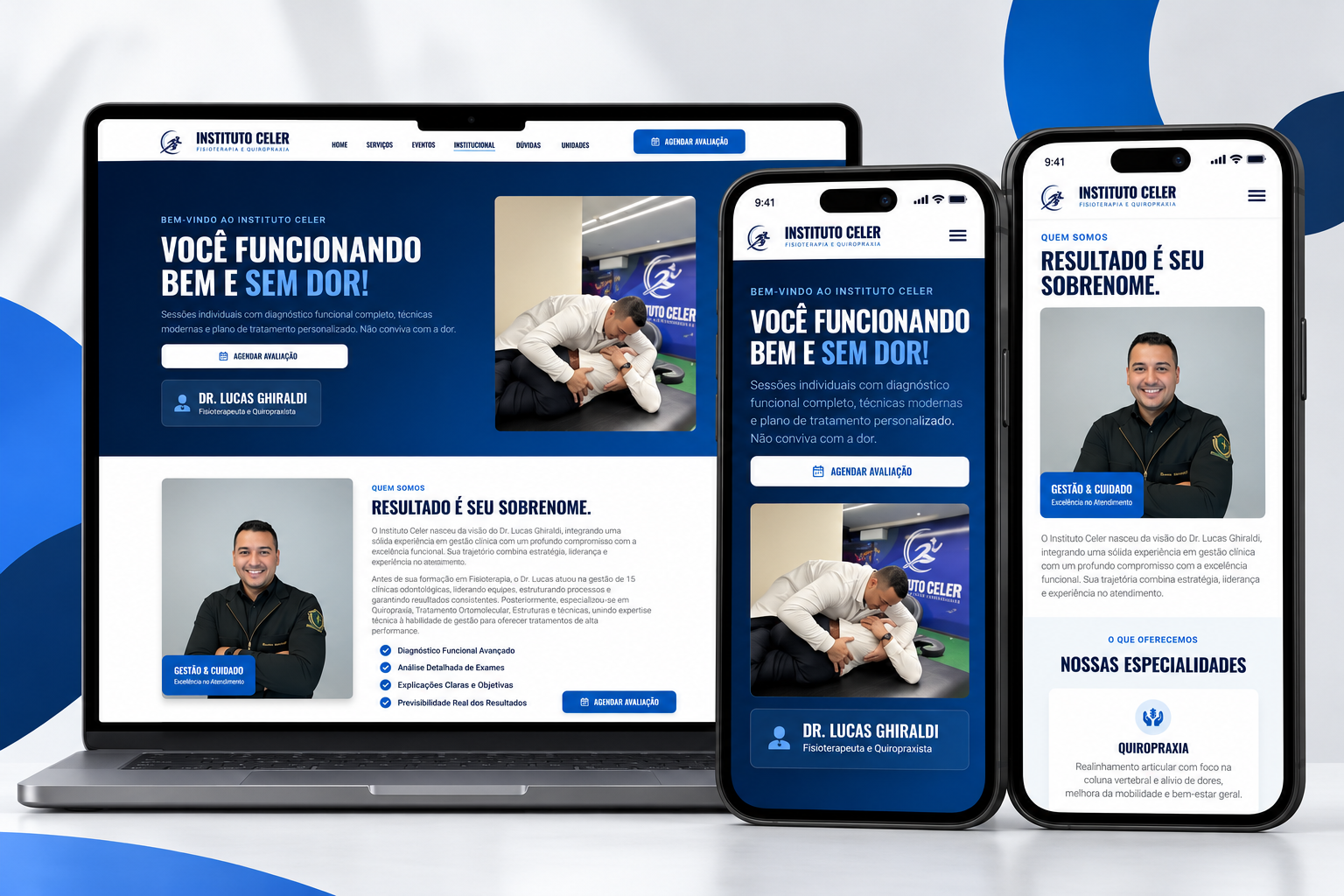 LANDING PAGE — INSTITUTO CELER — imagem do projeto